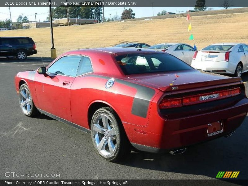 Inferno Red Crystal Pearl / Dark Slate Gray 2010 Dodge Challenger R/T