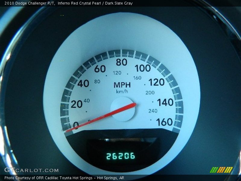 Inferno Red Crystal Pearl / Dark Slate Gray 2010 Dodge Challenger R/T