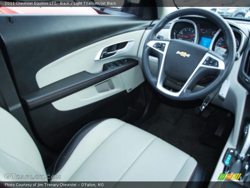  2011 Equinox LTZ Light Titanium/Jet Black Interior