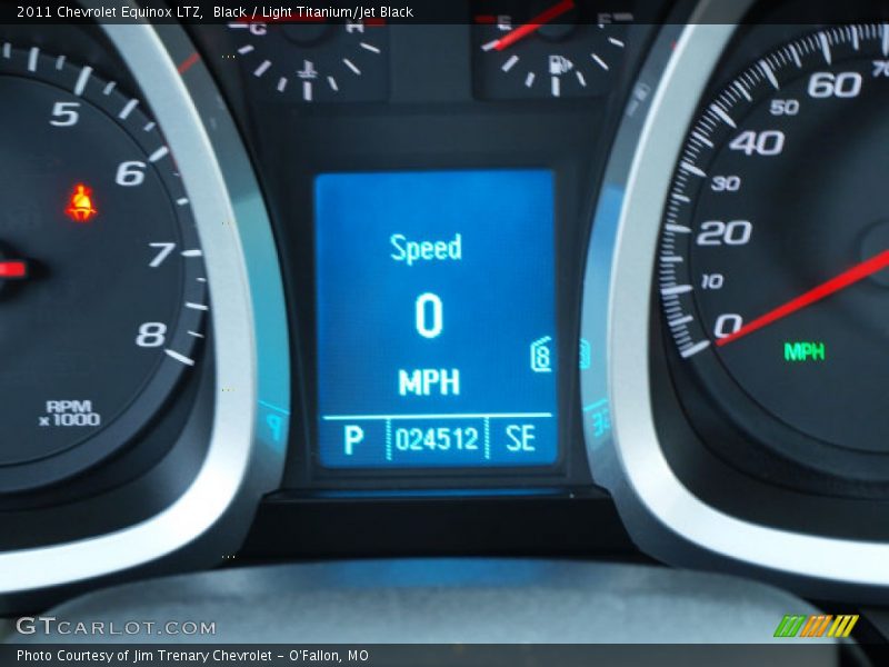 Black / Light Titanium/Jet Black 2011 Chevrolet Equinox LTZ