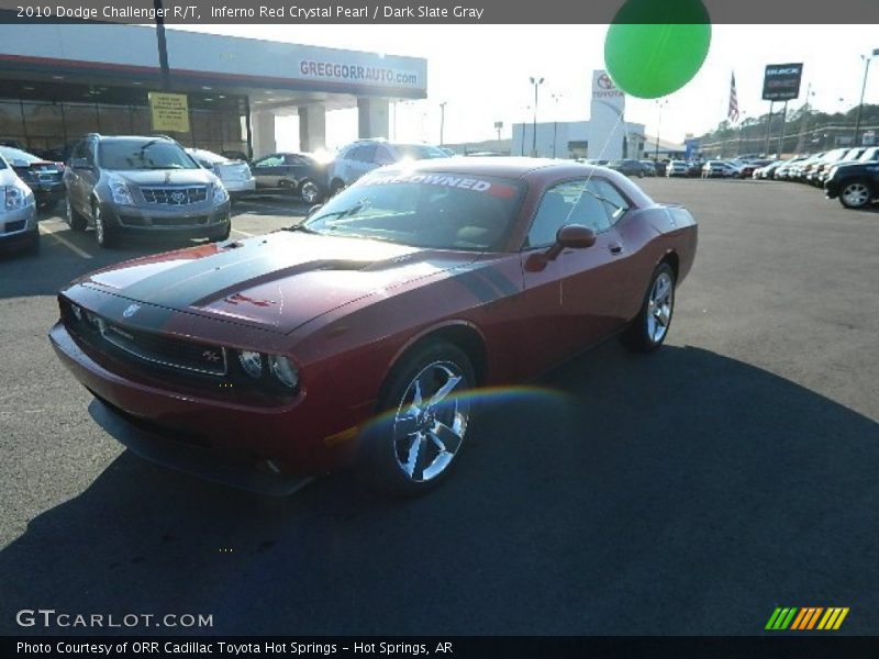 Inferno Red Crystal Pearl / Dark Slate Gray 2010 Dodge Challenger R/T