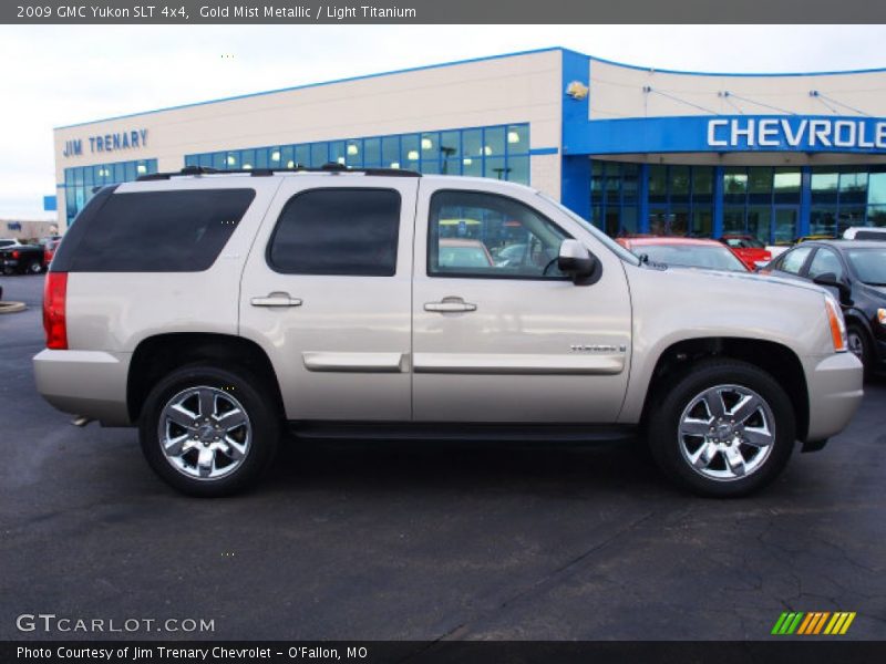 Gold Mist Metallic / Light Titanium 2009 GMC Yukon SLT 4x4