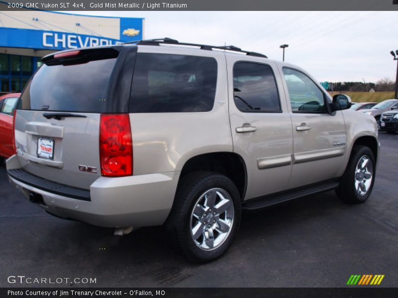 Gold Mist Metallic / Light Titanium 2009 GMC Yukon SLT 4x4