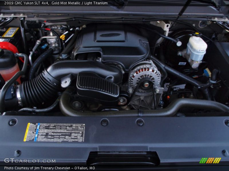 Gold Mist Metallic / Light Titanium 2009 GMC Yukon SLT 4x4