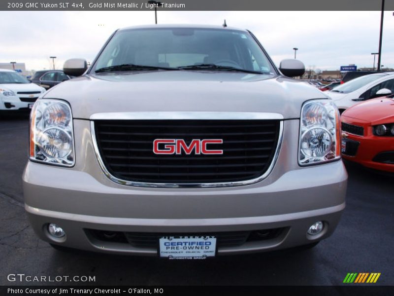 Gold Mist Metallic / Light Titanium 2009 GMC Yukon SLT 4x4