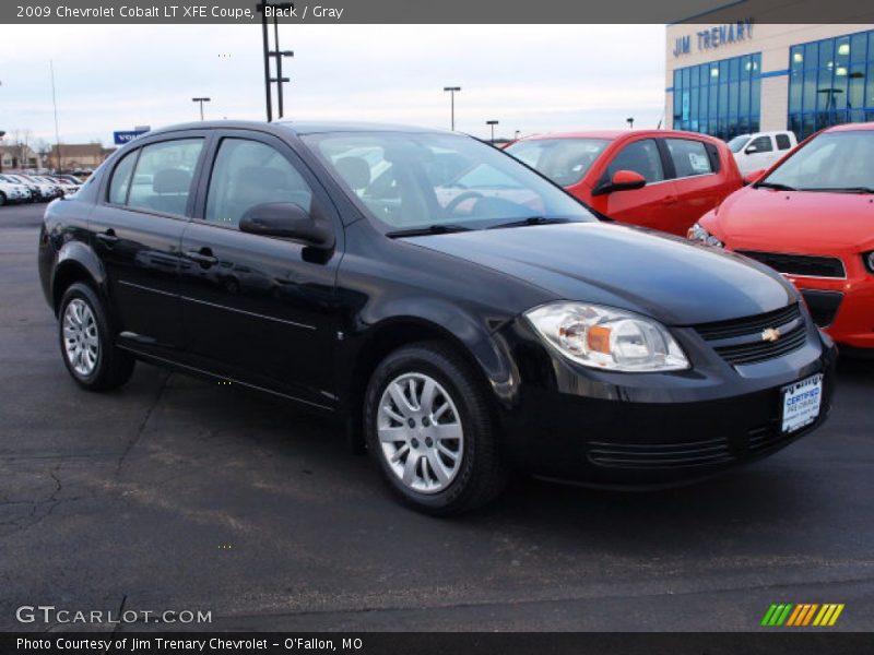Black / Gray 2009 Chevrolet Cobalt LT XFE Coupe