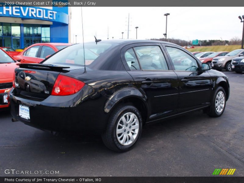 Black / Gray 2009 Chevrolet Cobalt LT XFE Coupe