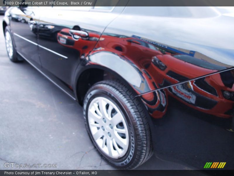 Black / Gray 2009 Chevrolet Cobalt LT XFE Coupe