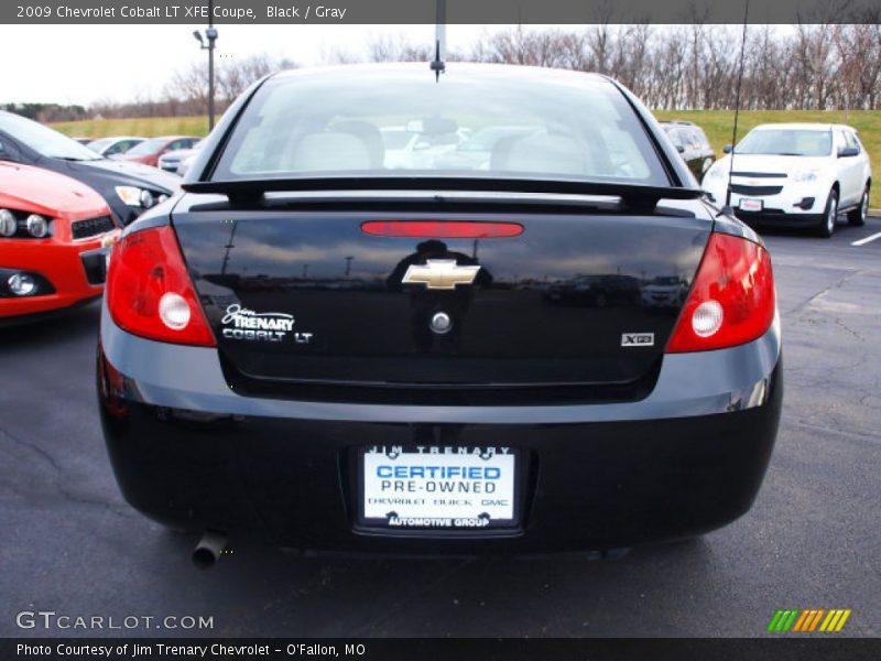 Black / Gray 2009 Chevrolet Cobalt LT XFE Coupe