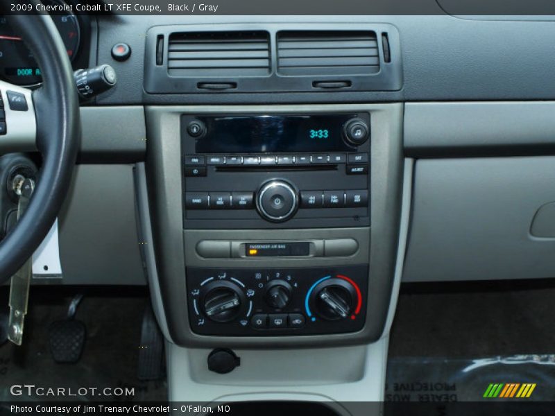 Controls of 2009 Cobalt LT XFE Coupe