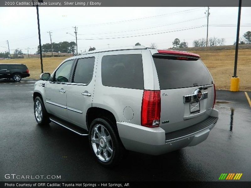 Silver Lining / Ebony 2010 Cadillac Escalade Luxury