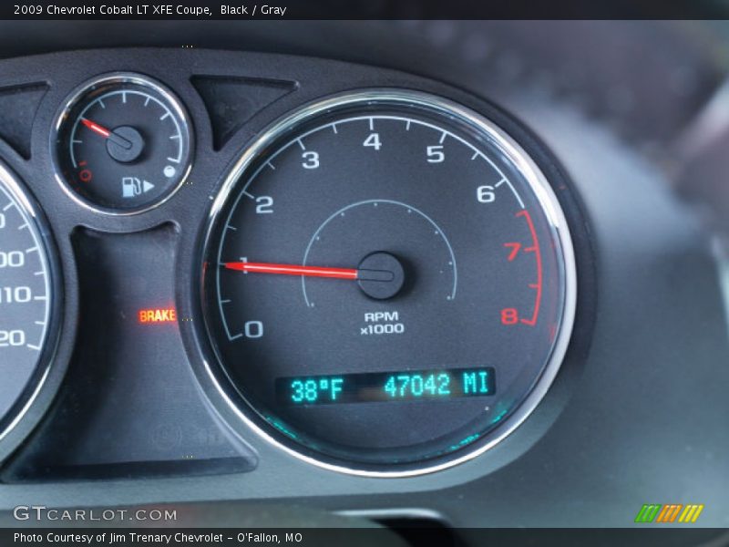 Black / Gray 2009 Chevrolet Cobalt LT XFE Coupe