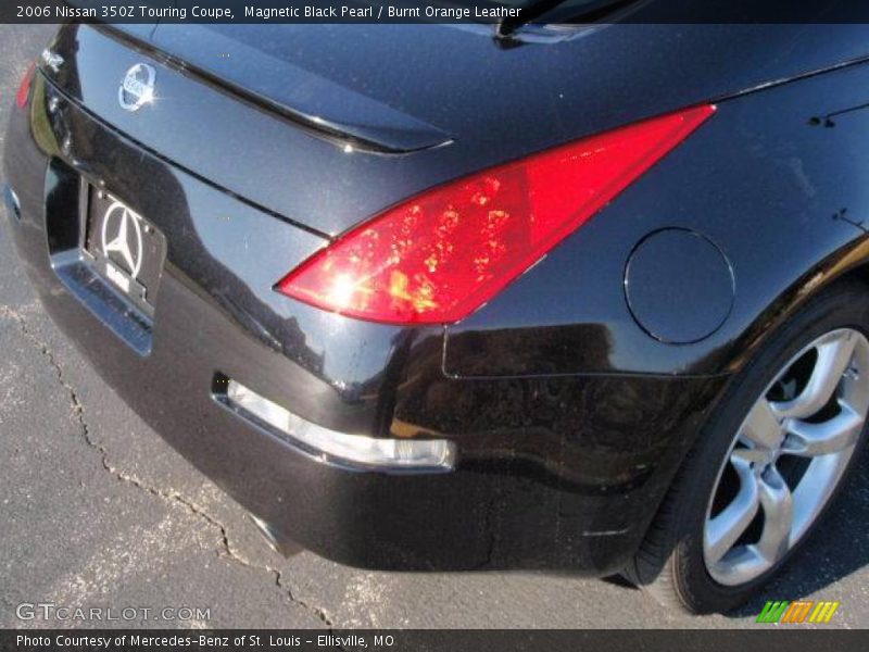Magnetic Black Pearl / Burnt Orange Leather 2006 Nissan 350Z Touring Coupe
