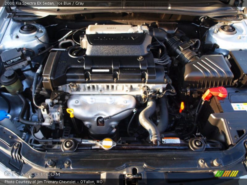 Ice Blue / Gray 2008 Kia Spectra EX Sedan