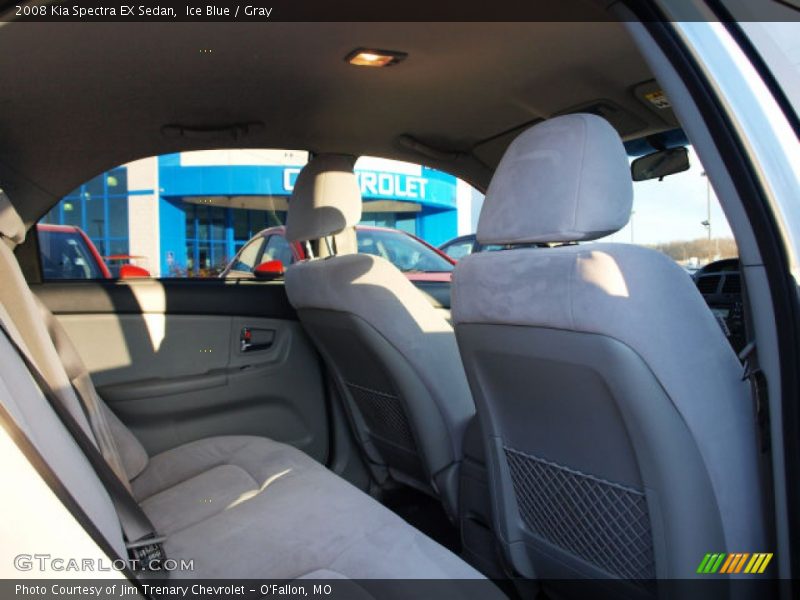 Ice Blue / Gray 2008 Kia Spectra EX Sedan