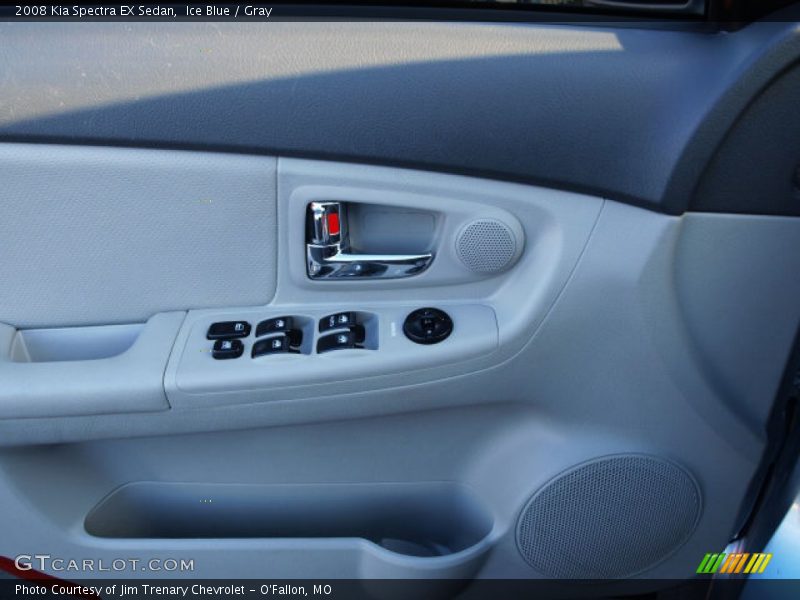 Ice Blue / Gray 2008 Kia Spectra EX Sedan
