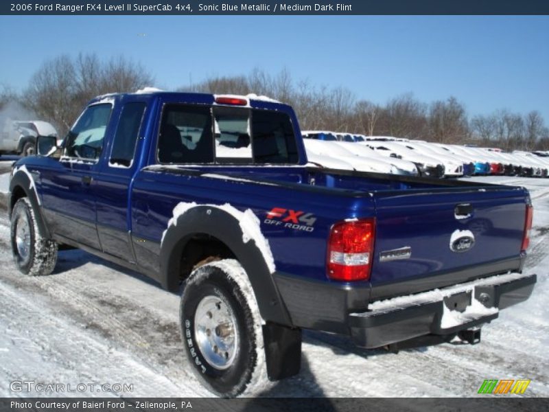 Sonic Blue Metallic / Medium Dark Flint 2006 Ford Ranger FX4 Level II SuperCab 4x4