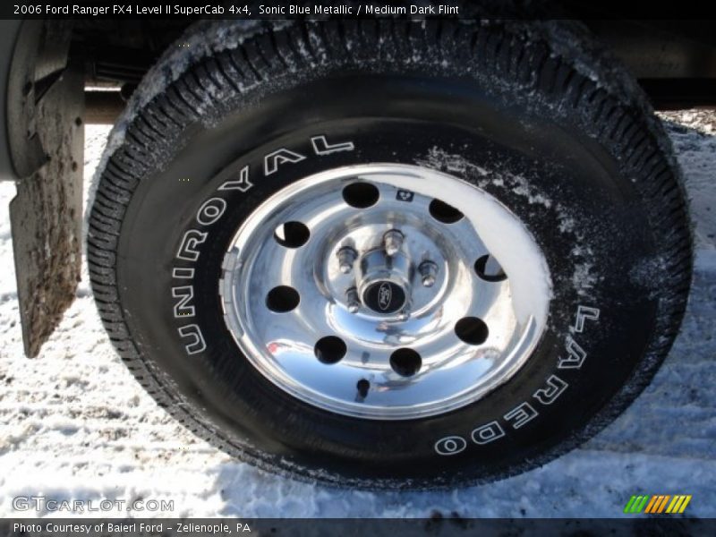Sonic Blue Metallic / Medium Dark Flint 2006 Ford Ranger FX4 Level II SuperCab 4x4