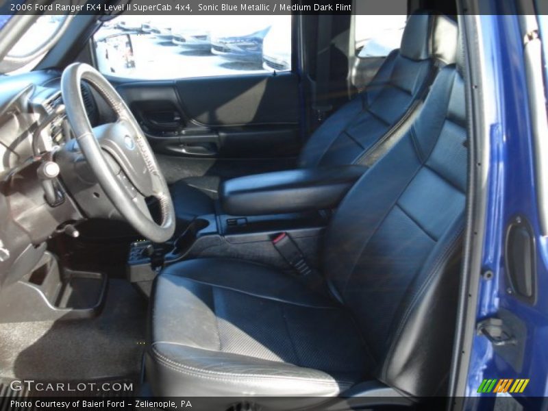 Sonic Blue Metallic / Medium Dark Flint 2006 Ford Ranger FX4 Level II SuperCab 4x4