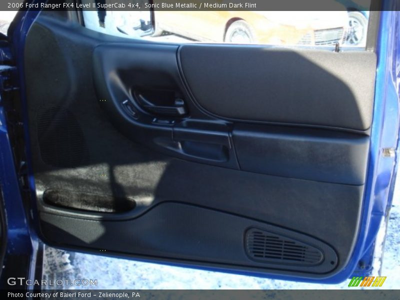 Sonic Blue Metallic / Medium Dark Flint 2006 Ford Ranger FX4 Level II SuperCab 4x4