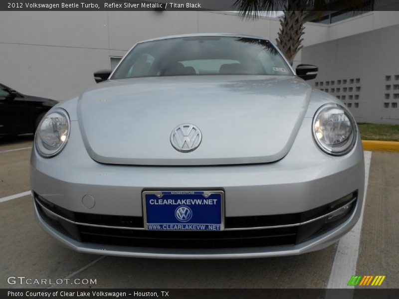 Reflex Silver Metallic / Titan Black 2012 Volkswagen Beetle Turbo
