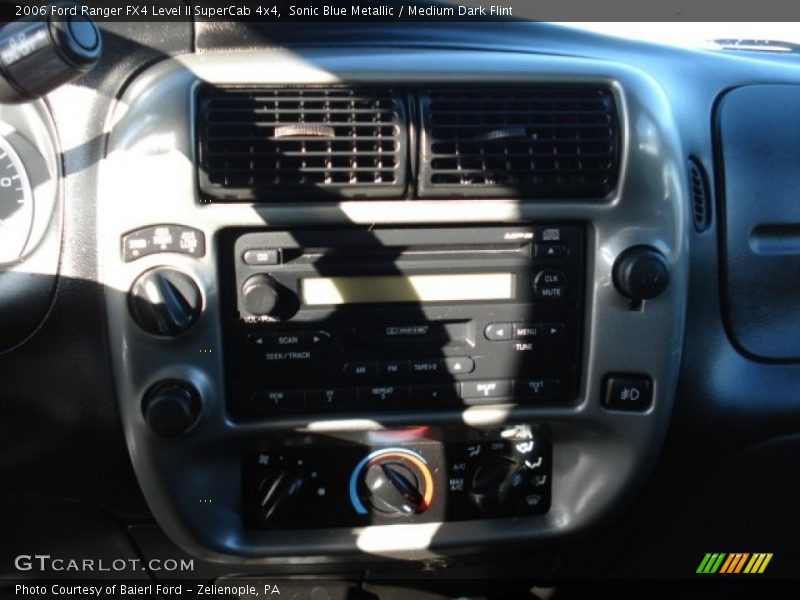 Sonic Blue Metallic / Medium Dark Flint 2006 Ford Ranger FX4 Level II SuperCab 4x4