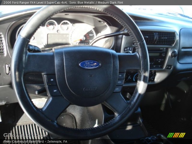 Sonic Blue Metallic / Medium Dark Flint 2006 Ford Ranger FX4 Level II SuperCab 4x4