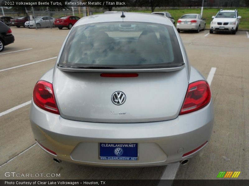 Reflex Silver Metallic / Titan Black 2012 Volkswagen Beetle Turbo
