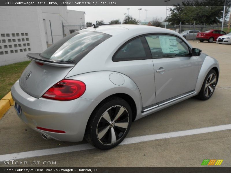 Reflex Silver Metallic / Titan Black 2012 Volkswagen Beetle Turbo