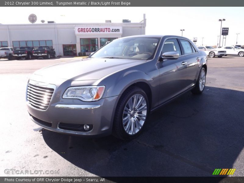 Tungsten Metallic / Black/Light Frost Beige 2012 Chrysler 300 Limited