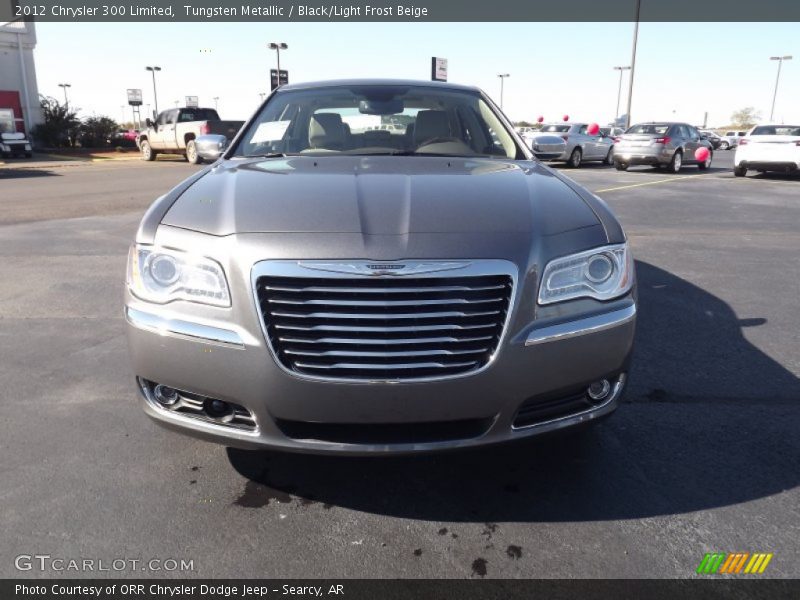 Tungsten Metallic / Black/Light Frost Beige 2012 Chrysler 300 Limited