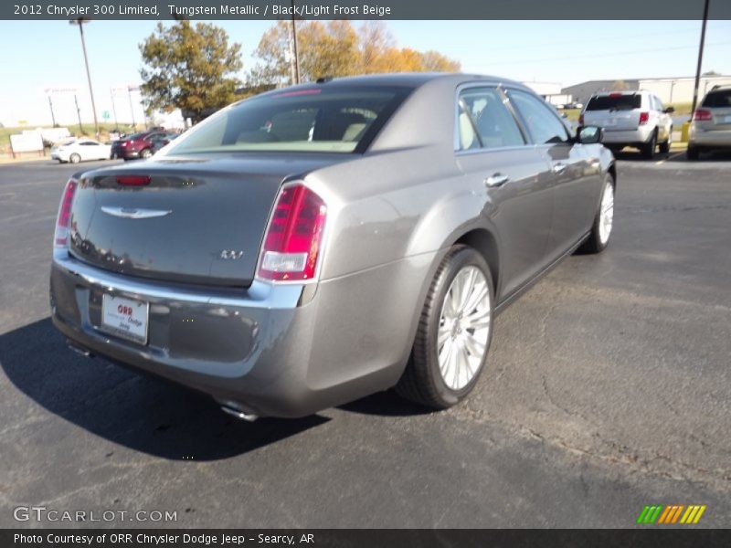 Tungsten Metallic / Black/Light Frost Beige 2012 Chrysler 300 Limited