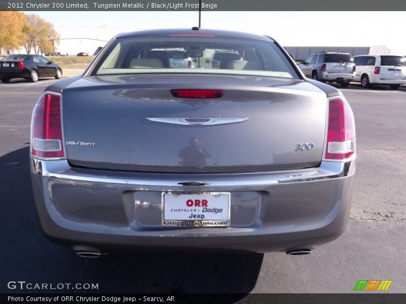 Tungsten Metallic / Black/Light Frost Beige 2012 Chrysler 300 Limited