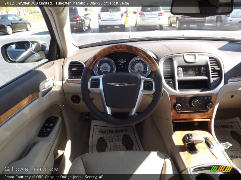 Tungsten Metallic / Black/Light Frost Beige 2012 Chrysler 300 Limited