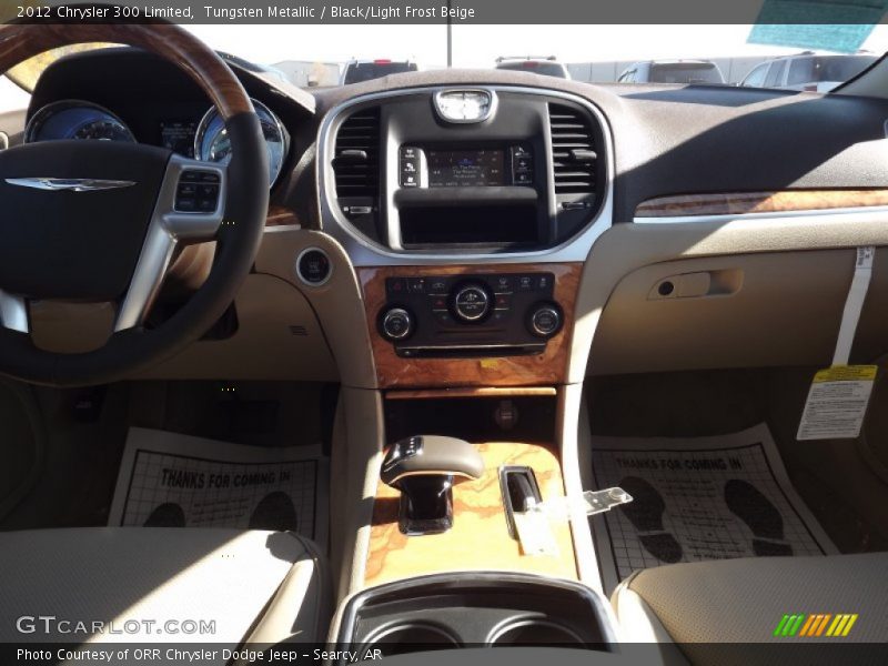 Tungsten Metallic / Black/Light Frost Beige 2012 Chrysler 300 Limited
