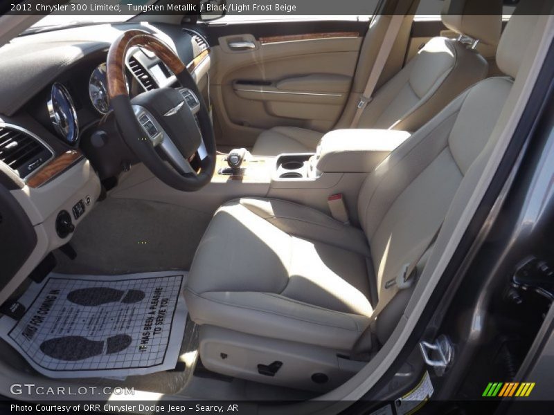 Tungsten Metallic / Black/Light Frost Beige 2012 Chrysler 300 Limited