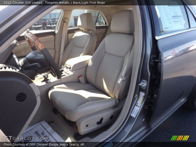 Tungsten Metallic / Black/Light Frost Beige 2012 Chrysler 300 Limited