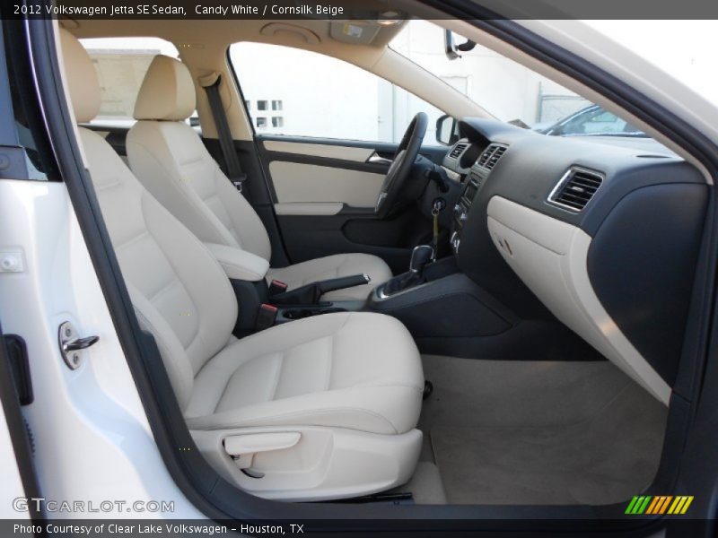 Candy White / Cornsilk Beige 2012 Volkswagen Jetta SE Sedan