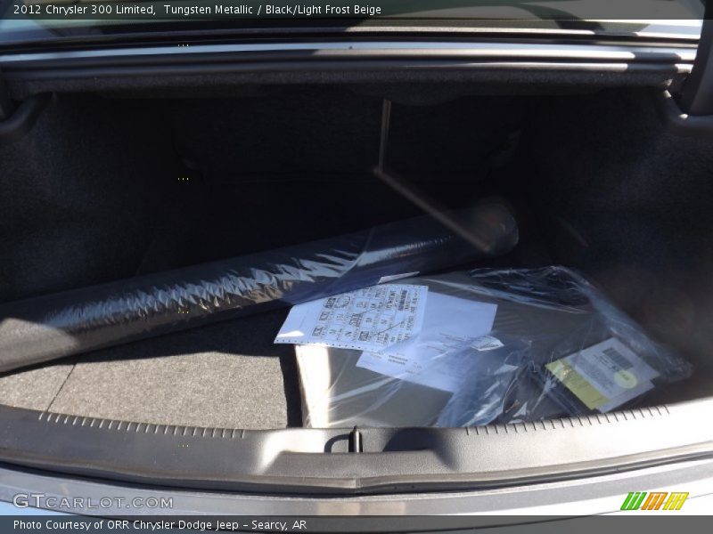 Tungsten Metallic / Black/Light Frost Beige 2012 Chrysler 300 Limited
