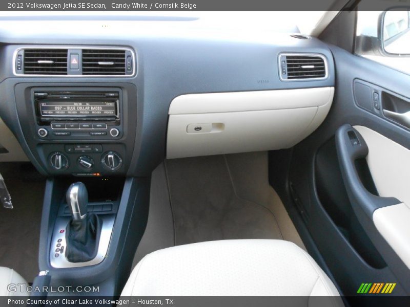 Candy White / Cornsilk Beige 2012 Volkswagen Jetta SE Sedan