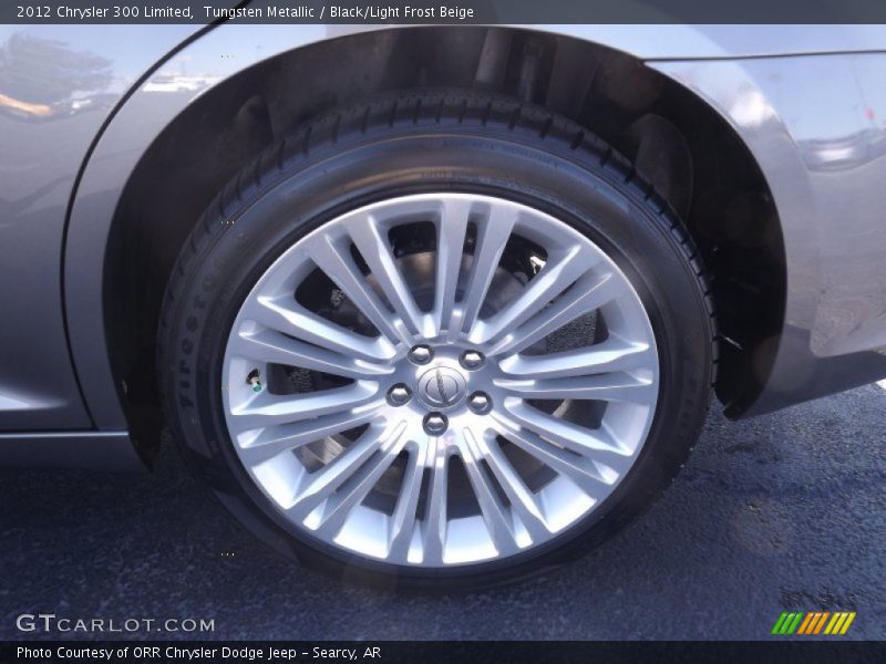 Tungsten Metallic / Black/Light Frost Beige 2012 Chrysler 300 Limited
