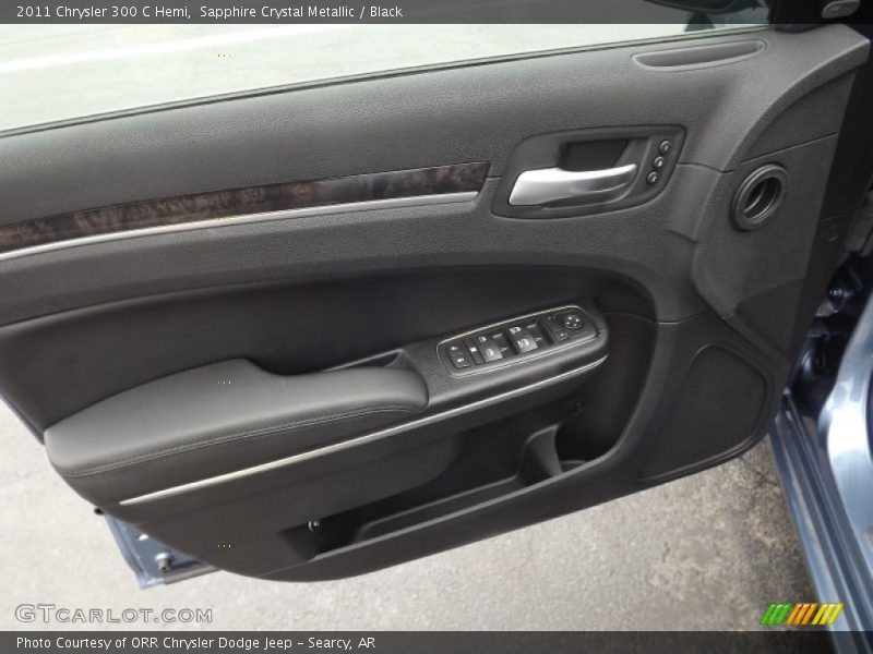 Sapphire Crystal Metallic / Black 2011 Chrysler 300 C Hemi