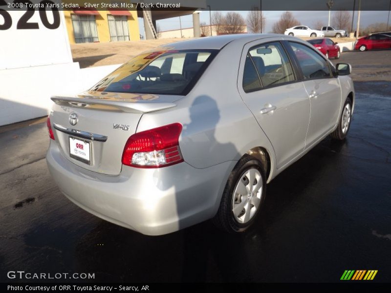 Silver Streak Mica / Dark Charcoal 2008 Toyota Yaris Sedan