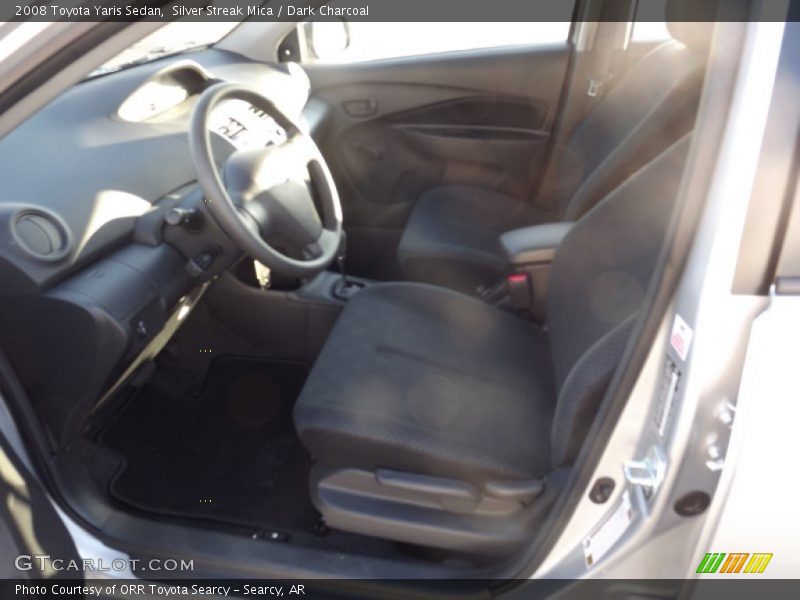Silver Streak Mica / Dark Charcoal 2008 Toyota Yaris Sedan