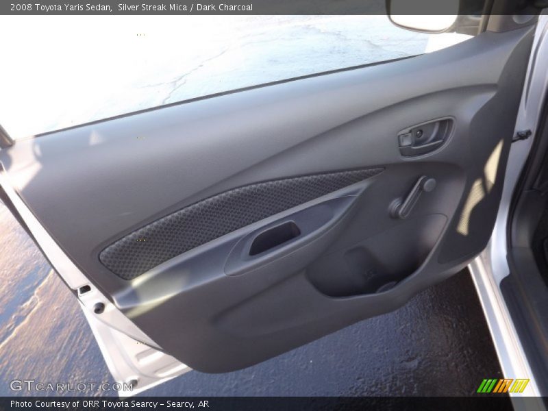 Silver Streak Mica / Dark Charcoal 2008 Toyota Yaris Sedan