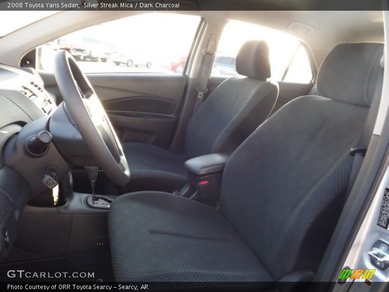 Silver Streak Mica / Dark Charcoal 2008 Toyota Yaris Sedan