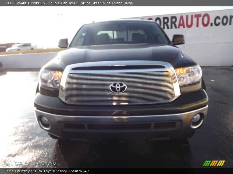 Spruce Green Mica / Sand Beige 2012 Toyota Tundra TSS Double Cab 4x4
