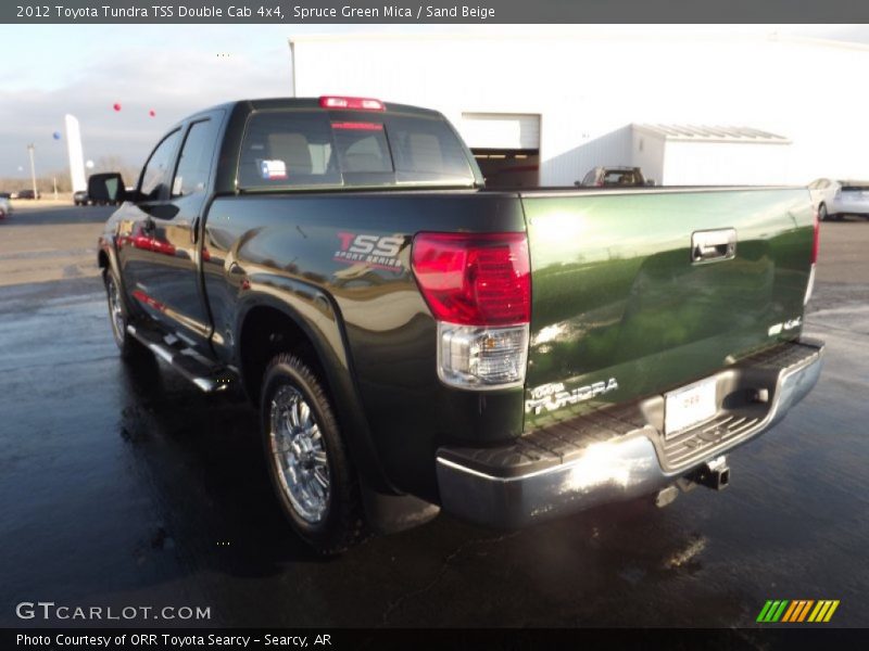 Spruce Green Mica / Sand Beige 2012 Toyota Tundra TSS Double Cab 4x4