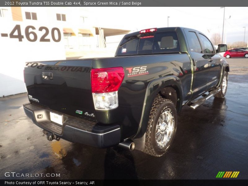 Spruce Green Mica / Sand Beige 2012 Toyota Tundra TSS Double Cab 4x4