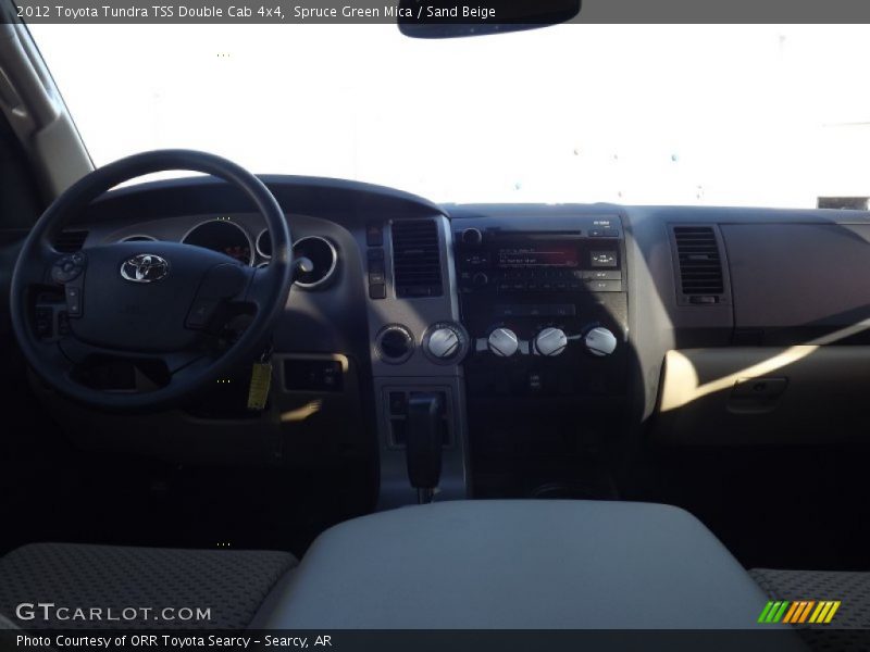 Spruce Green Mica / Sand Beige 2012 Toyota Tundra TSS Double Cab 4x4